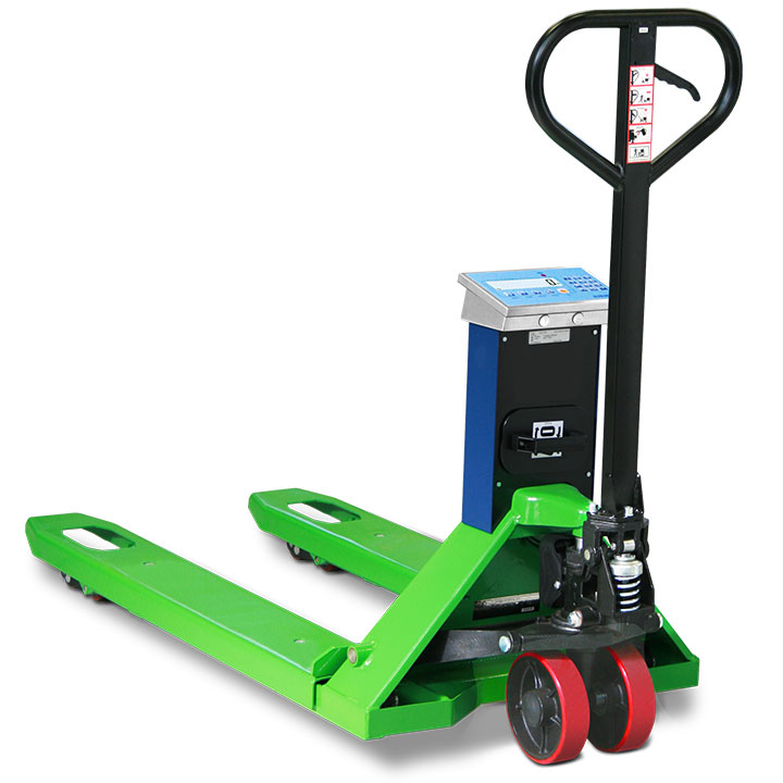 Weighing pallet trucks